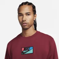 Nike Club Fleece мужские Crew цвет красный