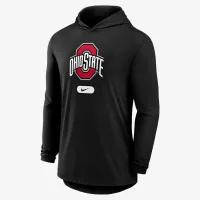 Ohio State Buckeyes мужские Nike Dri-FIT College Long-Sleeve Hooded футболка цвет черный