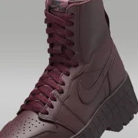 Nike Air Jordan 1 Brooklyn женская Boots цвет красный