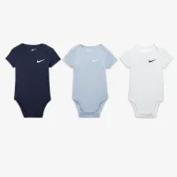 Nike Mini Me Baby (0-9M) 3 пары Bodysuits синий