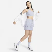 Nike Sportswear Everyday Modern жіноча Asymmetrical Crop Tank колір фіолетовий