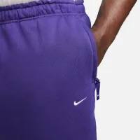 Nike Solo Swoosh чоловічі Fleece Pants колір фіолетовий