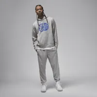 France Practice чоловічі Nike баскетбольні Fleece Толстовка з капюшоном колір сірий