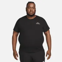 Nike Trail Solar Chase мужские Dri-FIT Short-Sleeve Running Top цвет черный