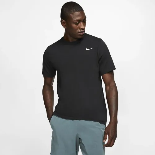 Nike Dri-FIT чоловічі Fitness футболка колір чорний
