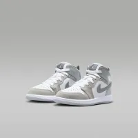 Nike Jordan 1 Mid SE Little дитячі Кросівки колір білий