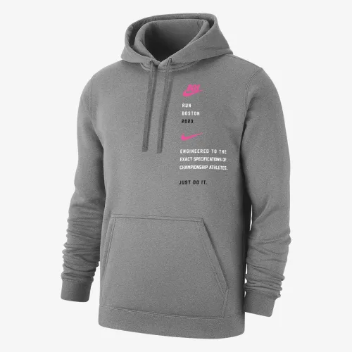 Nike Club Fleece мужские Толстовка с капюшоном цвет серый