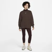 Nike Sportswear Phoenix Fleece женская оверсайз Crew-Neck свитшот цвет коричневый