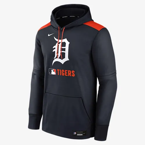 Detroit Tigers Authentic Collection мужские Nike Therma MLB Pullover Толстовка с капюшоном синий