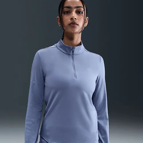 Nike Swift жіноча Dri-FIT UV 1/4-Zip Running Top блакитний
