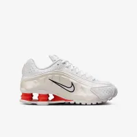 Nike Shox R4 Big детские Кроссовки цвет белый