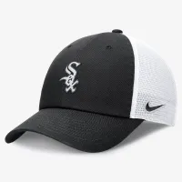 Chicago цвет белый Sox Everцвет зеленый Club мужские Nike MLB Trucker Adjustable Hat цвет черный