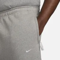 Nike Solo Swoosh чоловічі Open-Hem Fleece Pants колір сірий