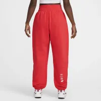 Nike Sportswear Breaking женская Mid-Rise оверсайз French Terry Pants цвет красный