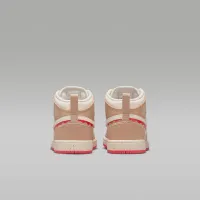 Nike Jordan 1 Mid SE Little дитячі Кросівки колір коричневий