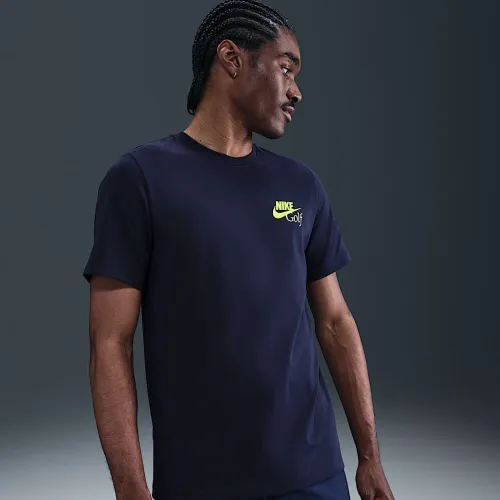 Nike мужские для гольфа футболка синий