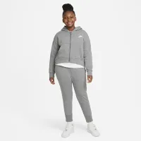 Nike Sportswear Club Big дитячі (Girls') French Terry Fitted Pants (Extended Size) колір сірий
