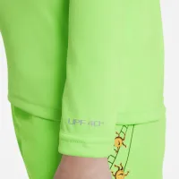 Nike Dri-FIT Little детские (для мальчиков) Long-Sleeve Swim Hydroguard цвет зеленый