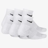 Nike Everyday дитячі Cushioned Ankle шкарпетки (6 пар) колір білий