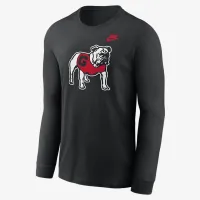 Georgia Bulldogs Legacy Primary Logo чоловічі Nike College Long-Sleeve футболка колір чорний