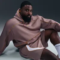 Nike Project F.R.O.G. мужские Pullover Толстовка с капюшоном Pink