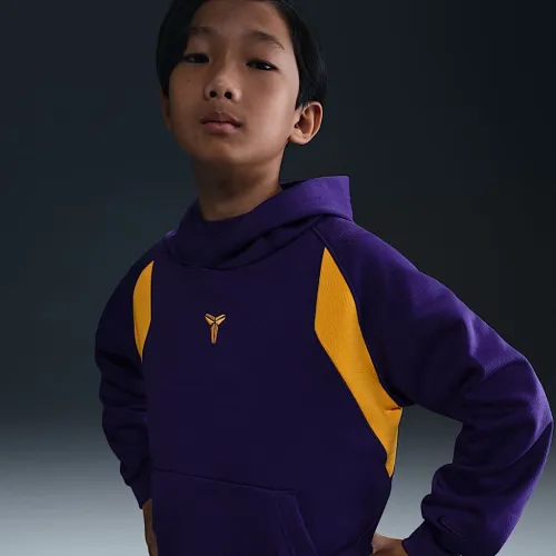 Nike Kobe Big детские Therma-FIT Pullover Толстовка с капюшоном цвет фиолетовый