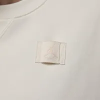 Nike Jordan Flight Fleece жіноча Crew-Neck світшот колір білий