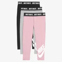 Nike Little дитячі лосіни (3 пари) Pink