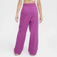 Nike Sportswear Club Fleece Girls' Wide-Leg Pants цвет фиолетовый