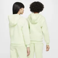 Nike Sportswear Club Fleece Big детские Pullover Толстовка с капюшоном цвет зеленый