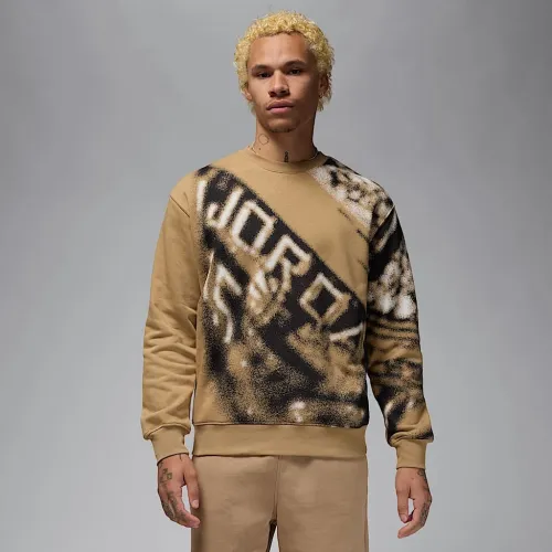 Nike Jordan MVP чоловічі Crew-Neck Fleece світшот колір коричневий