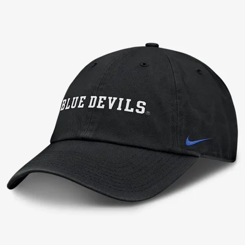 Duke блакитний Devils Core Club Mascot Wordmark чоловічі Nike College Adjustable Hat колір чорний