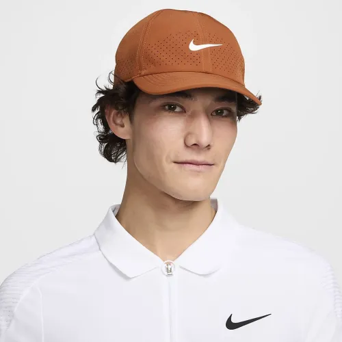 Nike Dri-FIT ADV Club Unstructuцвет красный Tennis Cap цвет коричневый