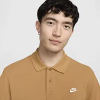 Nike Club чоловічі Short-Sleeve Polo колір коричневий