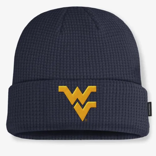 West Virginia Mountaineers Sideline Terra чоловічі Nike College Cuffed Beanie блакитний