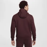 Nike Sportswear Club Fleece Pullover Толстовка с капюшоном цвет красный
