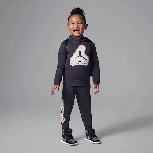 Nike Jordan MVP Toddler 2-Piece Fleece Pullover Толстовка с капюшоном набор цвет черный