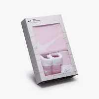 Nike Baby (0-6M) Bodysuit, Hat and Booties Box набор Pink