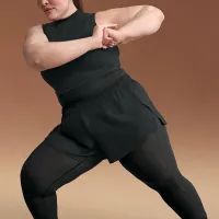 NikeSKIMS Airy женская Mini шорты цвет черный
