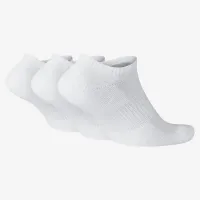 Nike Everyday Plus Cushion тренировочные No-Show носки (3 пары) цвет белый