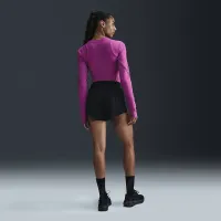 Nike Running Division жіноча Long-Sleeve Running Top колір фіолетовий
