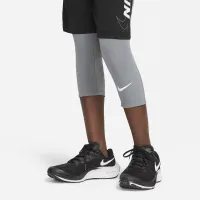 Nike Pro Dri-FIT Big дитячі (для хлопчиків) 3/4-Length Tights колір сірий