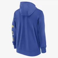 Los Angeles Rams Club чоловічі Nike NFL Full-Zip Толстовка з капюшоном блакитний