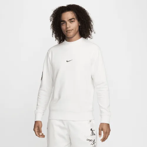 Nike Sportswear Club Fleece чоловічі Crew-Neck French Terry світшот колір білий
