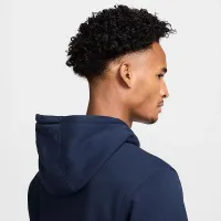 Nike Club мужские Fleece Pullover Толстовка с капюшоном синий