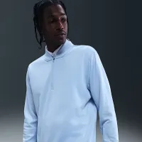 Nike Velocity чоловічі Therma-FIT 1/2-Zip для гольфу Top блакитний
