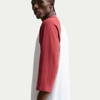 Nike Sportswear Club чоловічі 3/4-Sleeve Raglan Top колір червоний