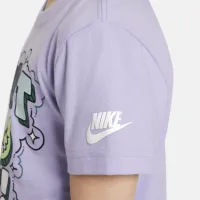 Nike Little детские Bubble 'Just Do It' футболка цвет фиолетовый