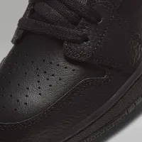 Nike Air Jordan 1 Low Big детские Кроссовки цвет черный