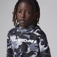 Nike Jordan Little дитячі MVP Camo Fleece 2-Piece Pullover Толстовка з капюшоном комплект колір чорний